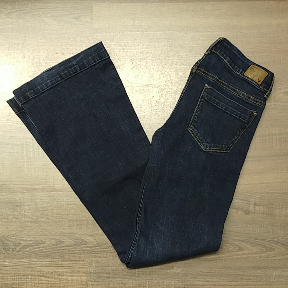 American Eagle Bootcut Jeans Stretch Hipster 2